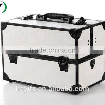 Fashion Aluminium Frame Leopard-print Portray Makeup Case photo-4