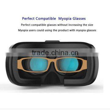 3D VR Box Virtual Reality Headset Adjust Cardboard ABS and Spherical Resin Lens for Iphone Lens photo-6
