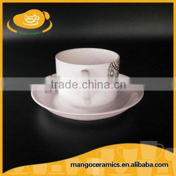 Classical Design Modern Porcelain Tea Coffee Cup and Saucer photo-4