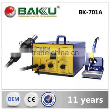 2 in 1 Rework Station heat air gun with solder iron BK701A BAKU New Design