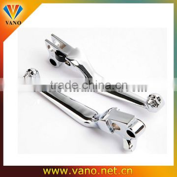 Electric Bike Chrome Adjustable Double Motorcycle Brake Clutch Lever