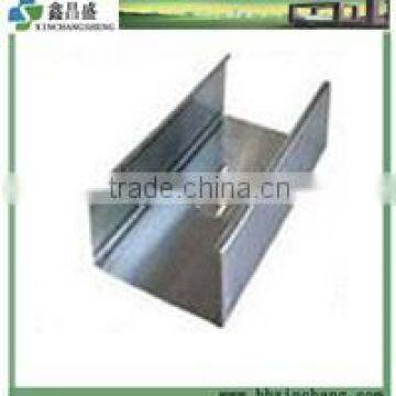 Construction material partition wall metal stud and track