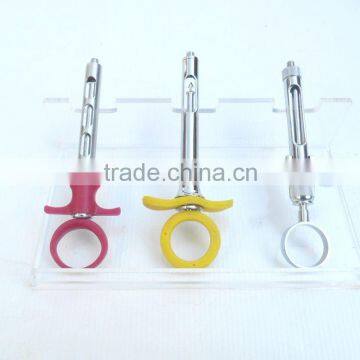 Dental Cartridge Syringe, Aspirating CW, Silicone Grips