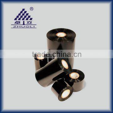 Black eco wax ribbon Jumbo rolls for barcode printers