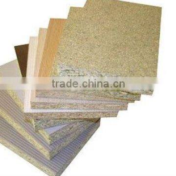 China competitive price FSC certificated high quality colored melamine fancy veneer chipboard