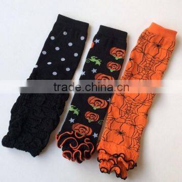 JPANT150416 Halloween lace sleeves dot baby warm leggings 2015