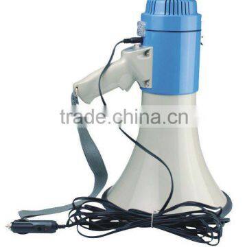 megaphone with DC12v jack+6m cable+car cigarette plug