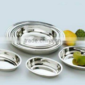 Stainless Steel Deep Oval Bowl