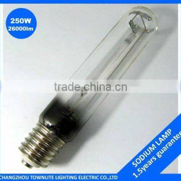 HPS street light 250w tubular sodium buld vapor lamp