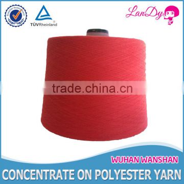 Factory directly 603 high tenacity low shrinkage dyed virgin polyester sewing thread in plastic cone