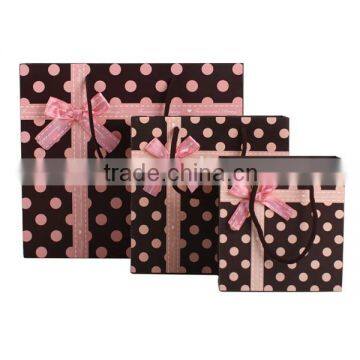 Luxury Pink 3pcs Set Paper Bag