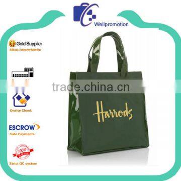 Promotional Cheap Stylish Small pu Patent-leather Tote Bag photo-2