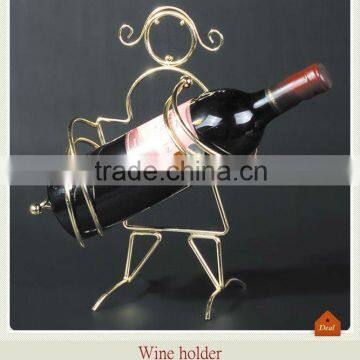 Novelty Chrome Iron Wine Holder