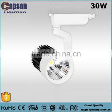 CE new design product modern 30W cob led track light with China spot light