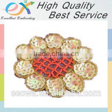 Trade Assurance Iron-on Embroidery Sequins Flower photo-4