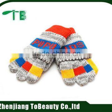 Girls Jacquard Winter Gloves