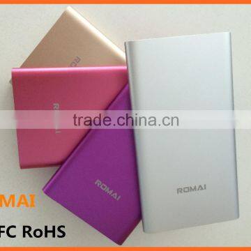 ROMAI 2015 manual for power bank battery charger with 5000mAh