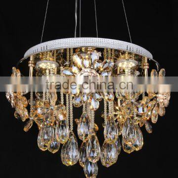 WD-6911PA Hot Wholesale Price K9 Crystal Elegant Flower Pendant light