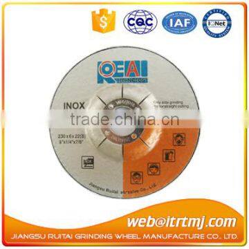 abrasive steel depressed center grinding wheel