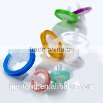 syringe filter 25mm ,13mm , 0.22um, 0.45um, 0.8um