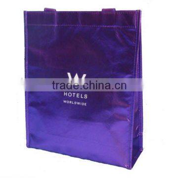 Custom metallic non woven bag