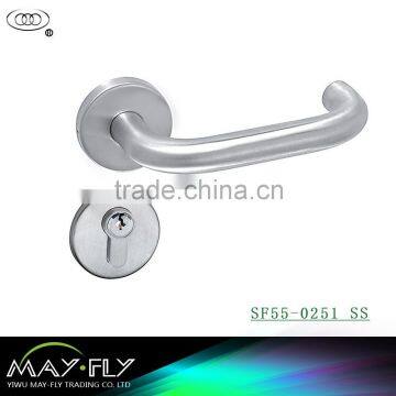 High-quality TRI-CIRCLE Stainless steel wholesale household anti-theft double sided door handle locks, stainless steel handles