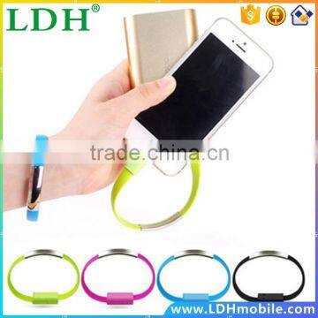 Mobile Phone Cables Bracelet Charging 5S USB Data Cable For Apple iPhone 5 6 Plus iPad ios Charger Wholesale