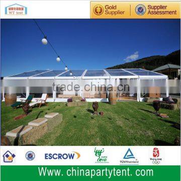 500 People Large Transparent Marquee Clear Roof Wedding Tent