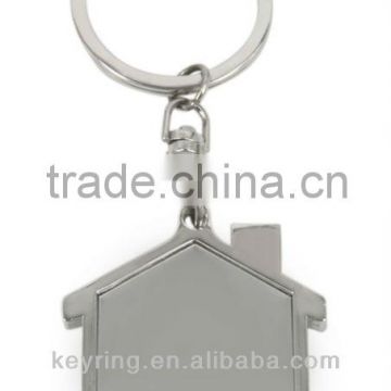 House Shape Keyring Can Make Logo