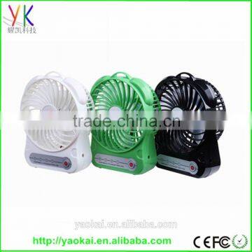 Newest Portable USB MINI FAN 18650 Lithium Fattery Fan Rechargeable Turbo Fan High Quality 7 Colors