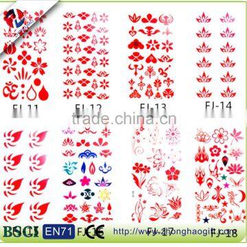 fashion newest temporary body tattoo sticker for decoration