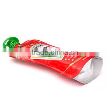 Ketchup stand up aluminum foil bag with spout