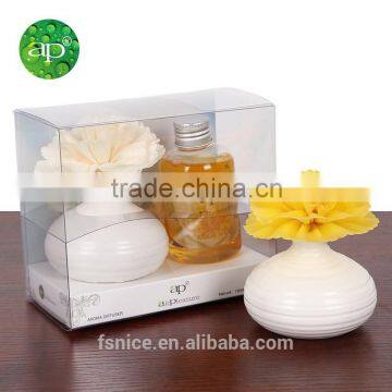 Handmake AP130ml Ceramic Natural Aroma Flower Reed Diffuser photo-2