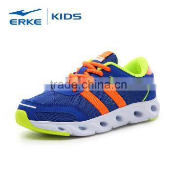 ERKE 2016 fancy breathable sports style lace up brand wholesale kids shoes