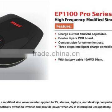 < Must Solar> EP1100 Pro Modified Sine Wave Inverter 24v 1440w With Led Lights photo-2