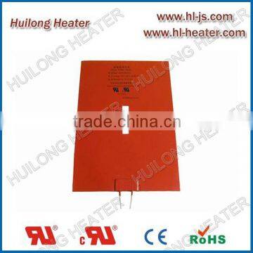 Flexible silicone heat pad for medical analyzer