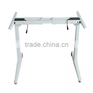 Folding metal desk frame automatic height adjustable desk