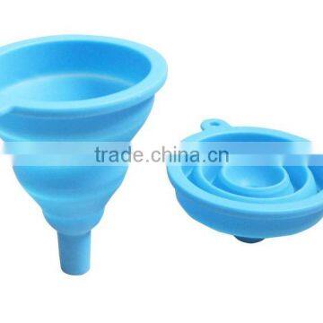 Silicone collapsible oil colander