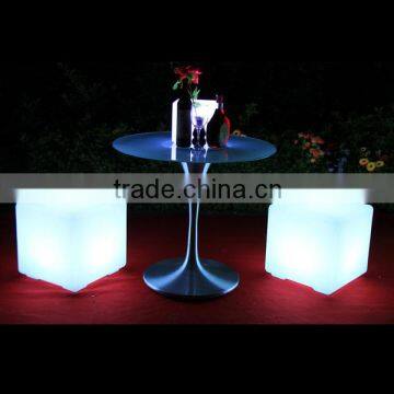 Illuminated Led Cube Chair Led Light up Outdoor Furniture HC-L013