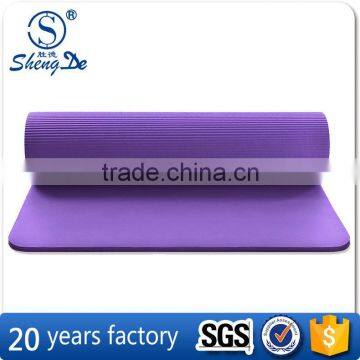 Wholesale Eco Anti Slip 15mm Thickness NBR Yoga Mat Manufacturer