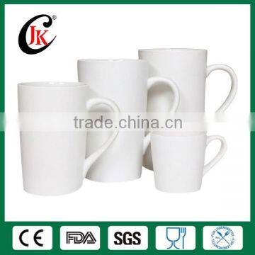 Wholesale promotional white blank ceramic mug for advertising