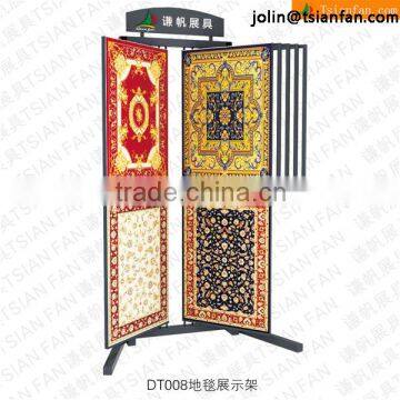 DT008 Rug Tile Carpet Display / Page turning type rack