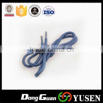 Factory promotional custom 8mm polyester shoe laces