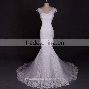 2016 China factory High quality mermaid wedding dress for bridal