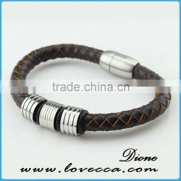 Magnetic buckle stingray leather bracelet