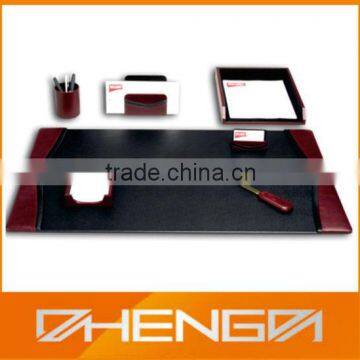 High quality customized made-in-china Leather Office Desk Set For Office(ZD13-77-1)