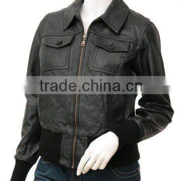 Women Leather Fashion Jacket