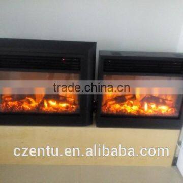 modern deco flame electronic fireplace with remote control