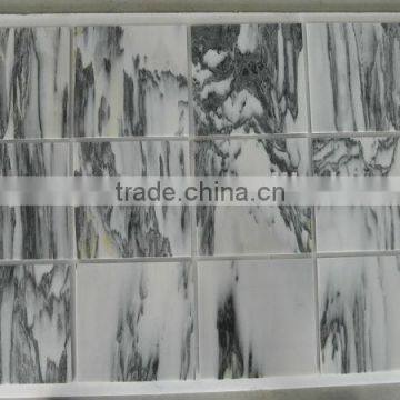Natural Dongla Chinese Ink White Marble Stone Tile Slab Riser photo-1