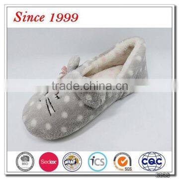 coral fleece cat animal slippers